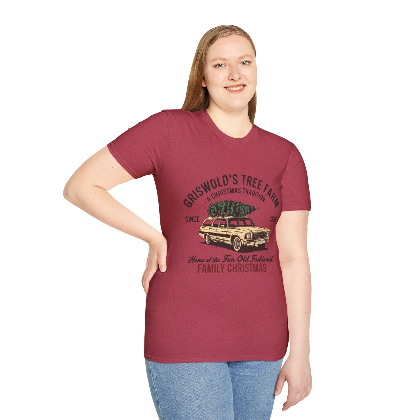 Griswold’s Tree Farm Retro Christmas Graphic T-Shirt