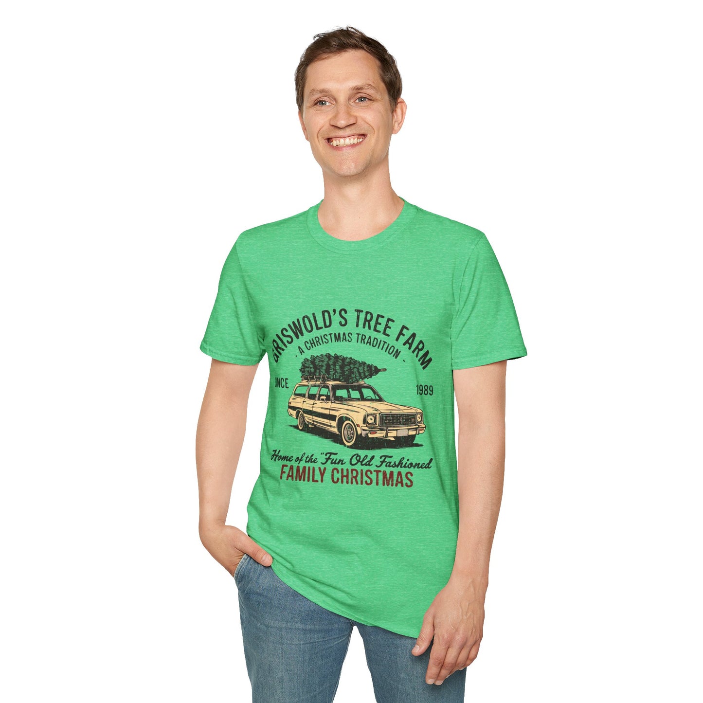 Griswold’s Tree Farm Retro Christmas Graphic T-Shirt