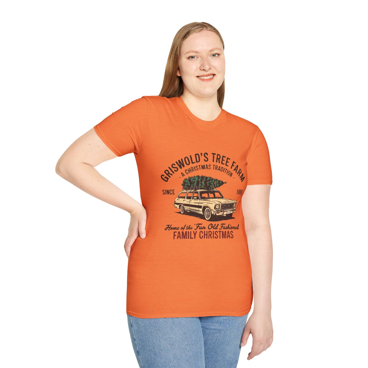 Griswold’s Tree Farm Retro Christmas Graphic T-Shirt