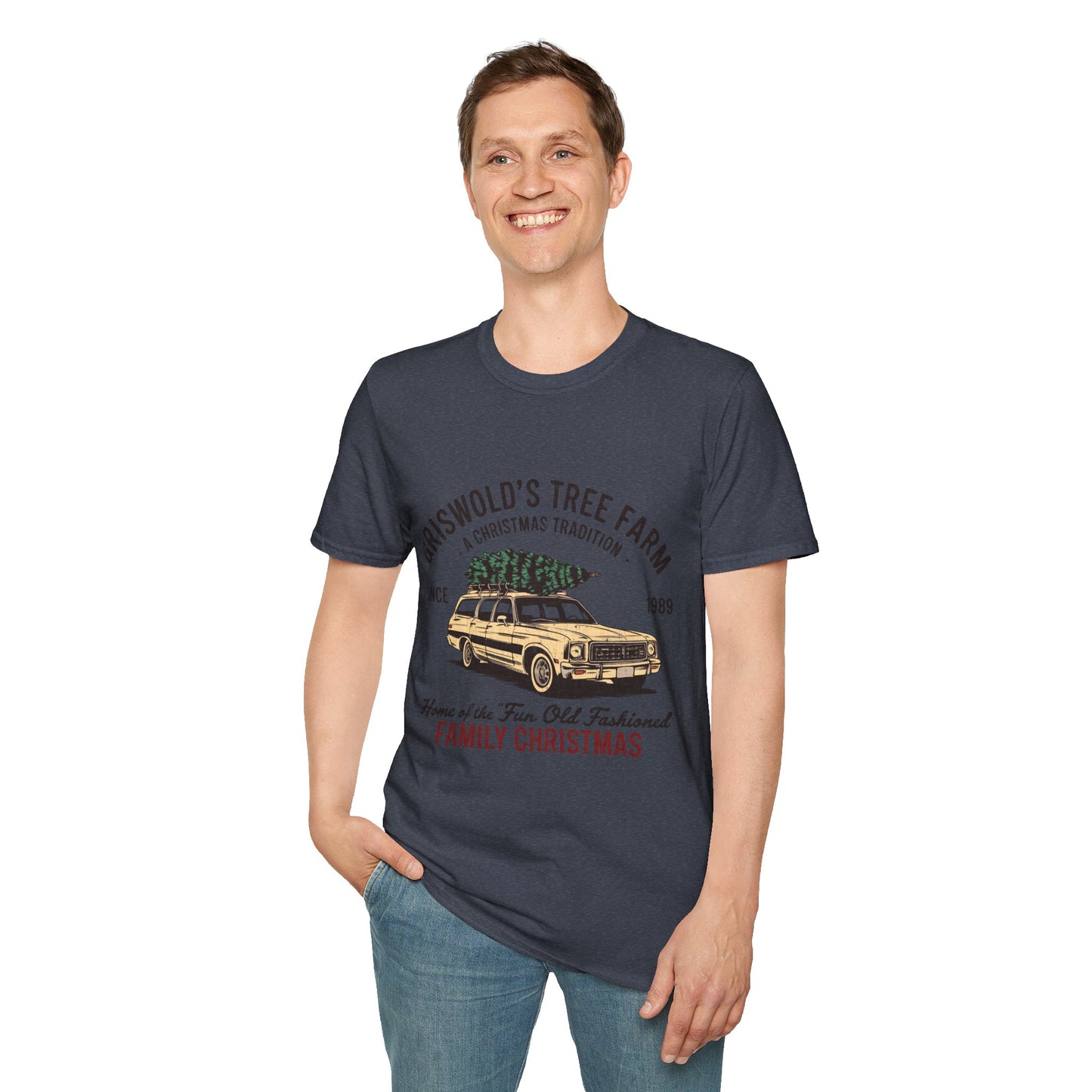 Griswold’s Tree Farm Retro Christmas Graphic T-Shirt