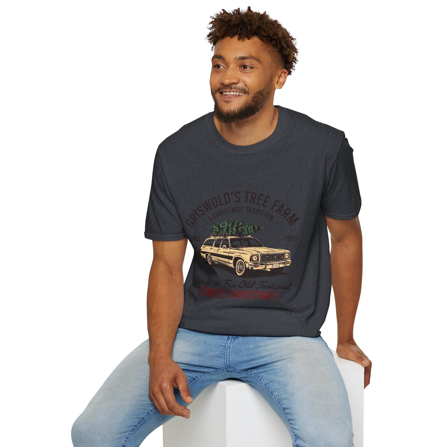 Griswold’s Tree Farm Retro Christmas Graphic T-Shirt