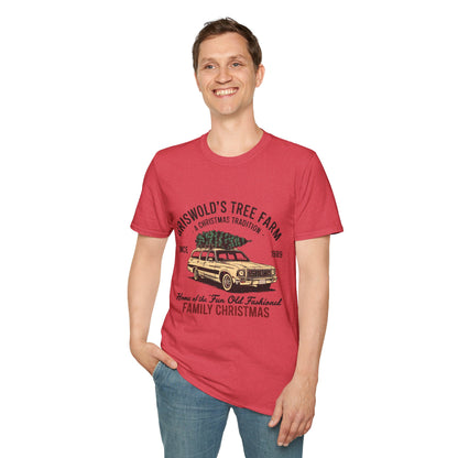 Griswold’s Tree Farm Retro Christmas Graphic T-Shirt