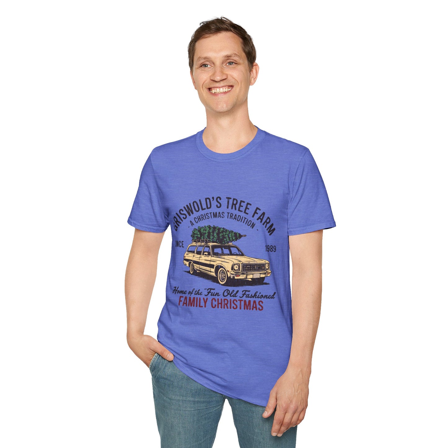 Griswold’s Tree Farm Retro Christmas Graphic T-Shirt