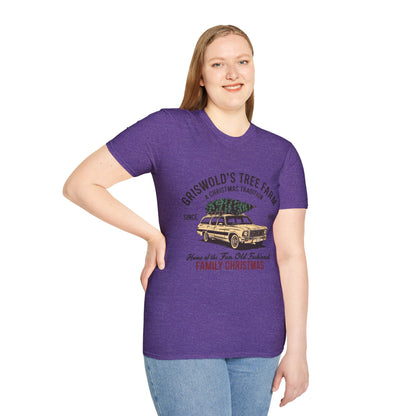 Griswold’s Tree Farm Retro Christmas Graphic T-Shirt