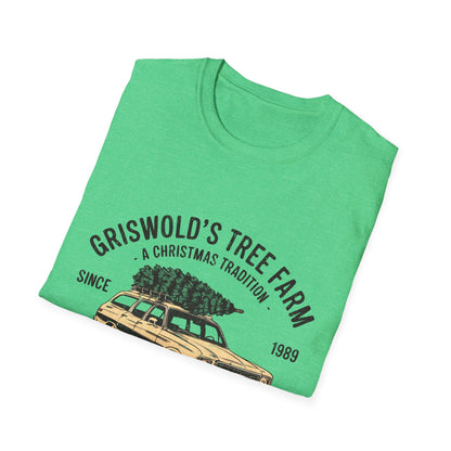 Griswold’s Tree Farm Retro Christmas Graphic T-Shirt