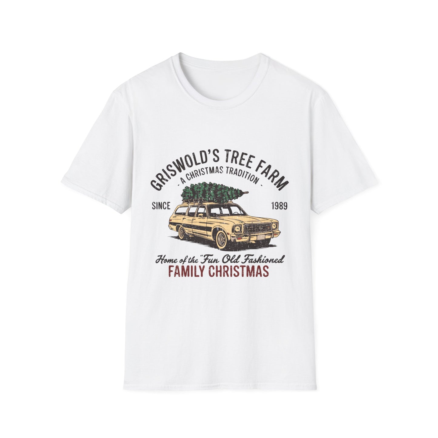 Griswold’s Tree Farm Retro Christmas Graphic T-Shirt