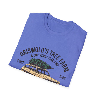 Griswold’s Tree Farm Retro Christmas Graphic T-Shirt