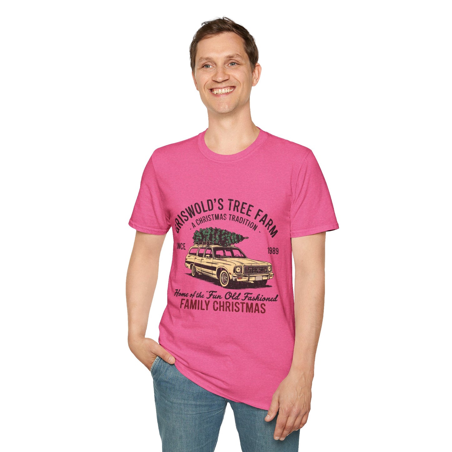 Griswold’s Tree Farm Retro Christmas Graphic T-Shirt